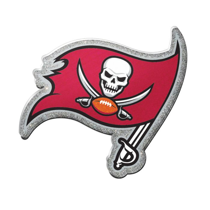 Tampa Bay Buccaneers Colored Primary Logo Chrome Auto Emblem – Heads 