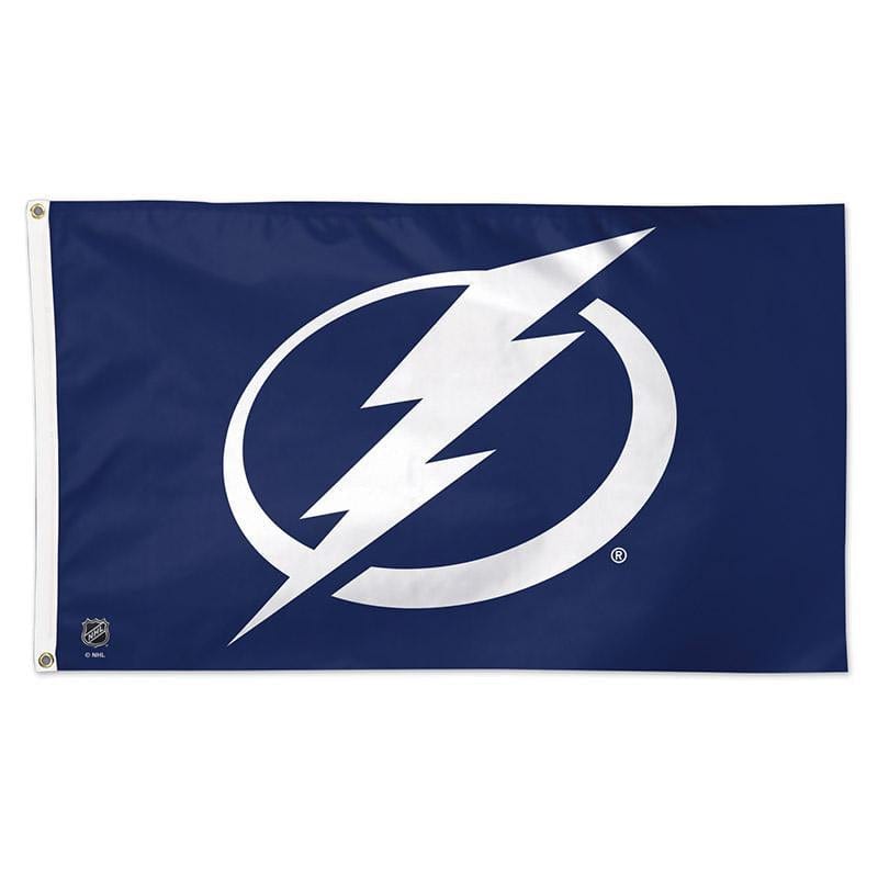 Tampa Bay Lightning Deluxe 3' x 5' Primary Logo Flag Heads and Tails