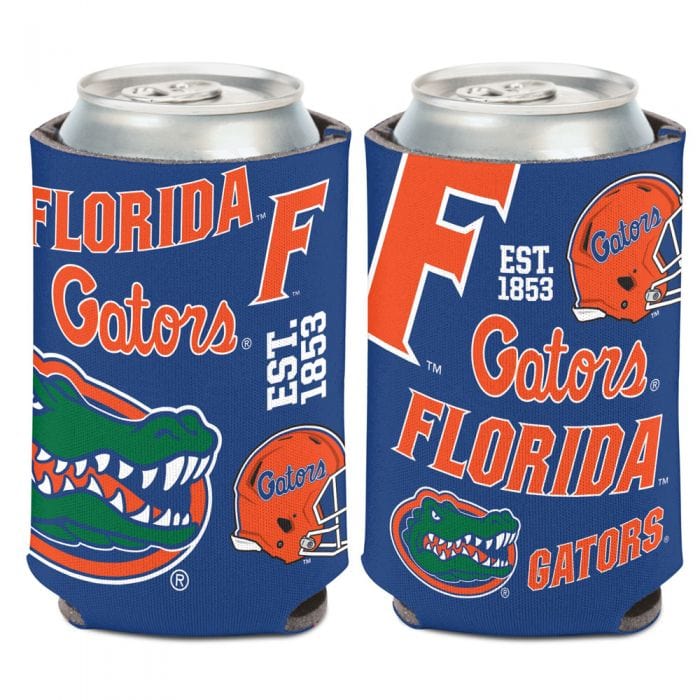 Florida Gators 12oz Scatter Can Cooler Heads and Tails