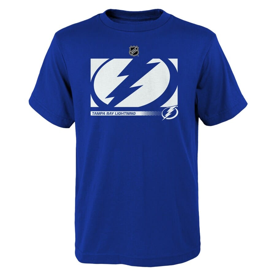 Tampa Bay Lightning Kids Authentic Pro Secondary Tee Heads and Tails