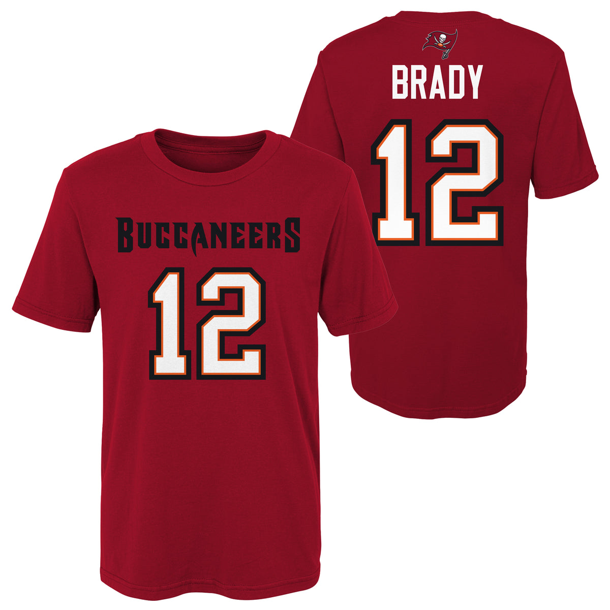 Nike Youth Tampa Bay Buccaneers Tom Brady Name & Number T-Shirt