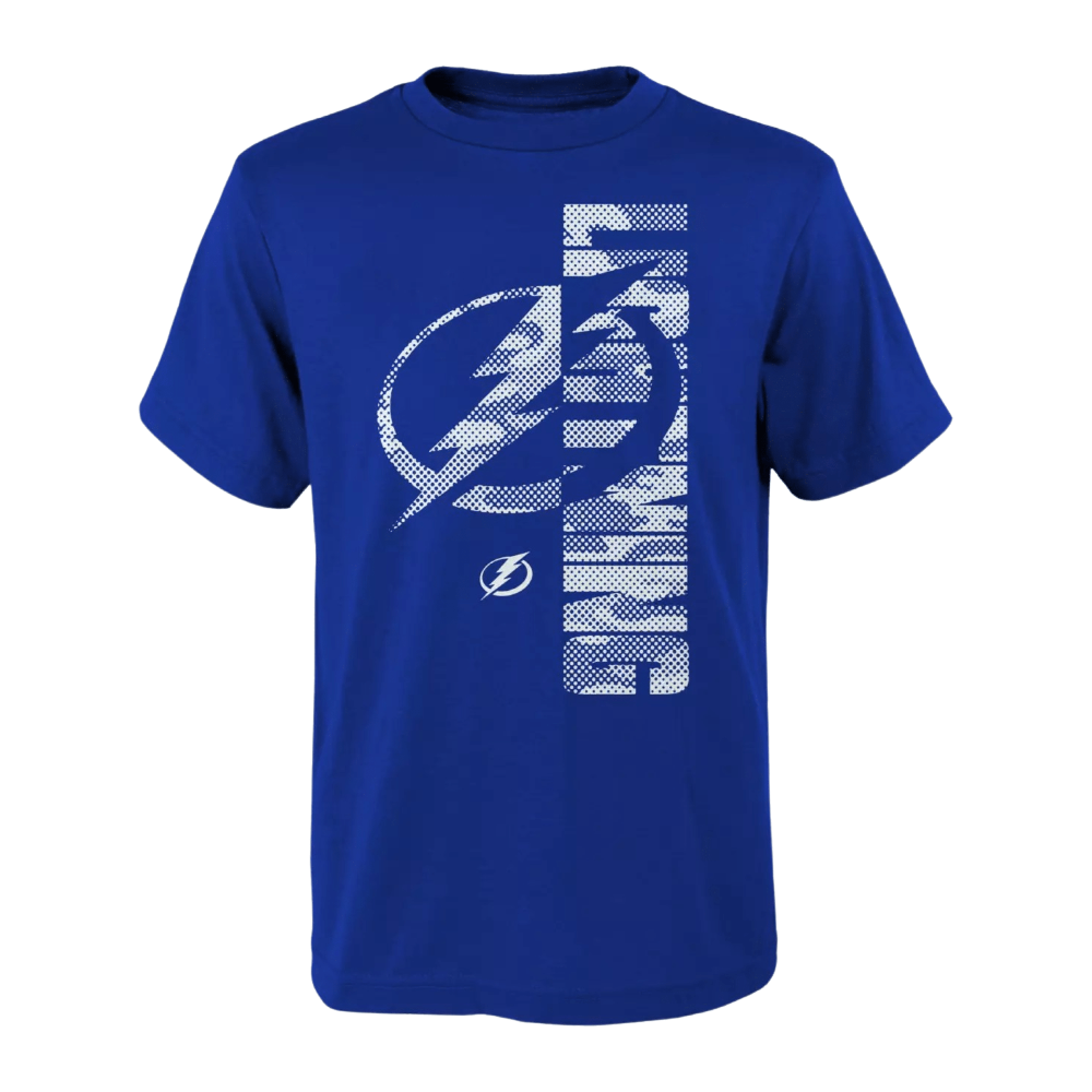 Tampa Bay Lightning Kids Cool Camo Tee Heads and Tails