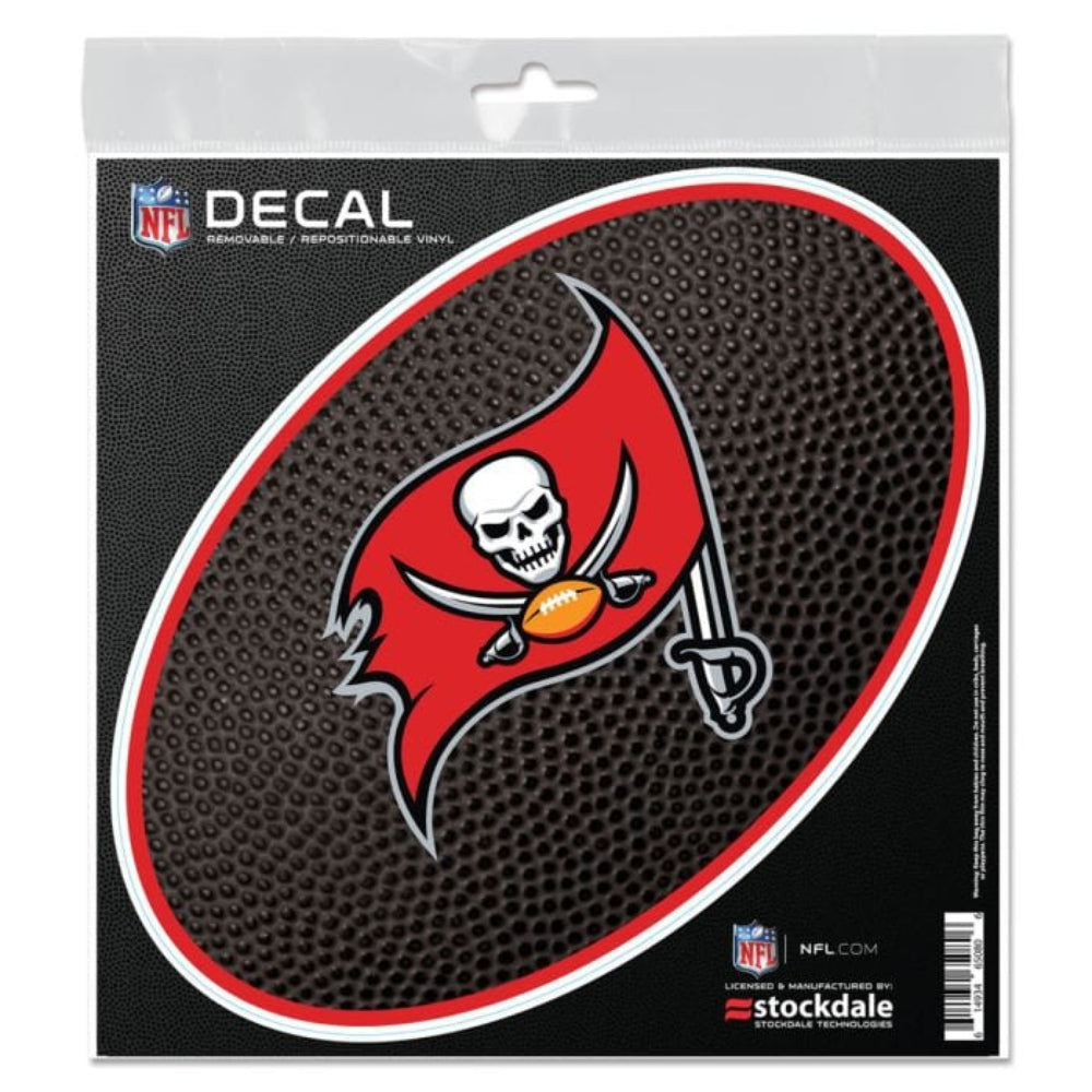 Tampa Bay Buccaneers 6" x 6" Teamball All Surface Decal Heads and Tails