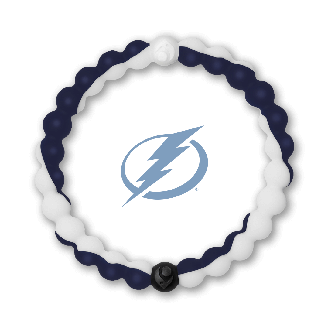 Tampa Bay Lightning Game Day Swirl Lokai Bracelet Heads and Tails