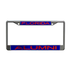 Florida Gators Alumni Back License Plate Frame - Chrome