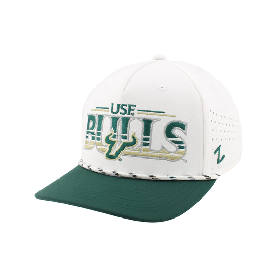 South Florida Bulls Zephyr Boomslang Birdie Rope Performance Snapback Hat