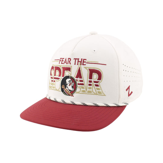 Florida State Seminoles Zephyr Boomslang Birdie Rope Performance Snapback Hat