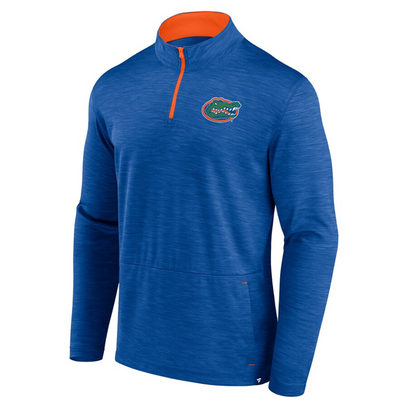 Florida Gators Primary Logo Defender Embossed Poly 1/4 Zip Pullover Jacket