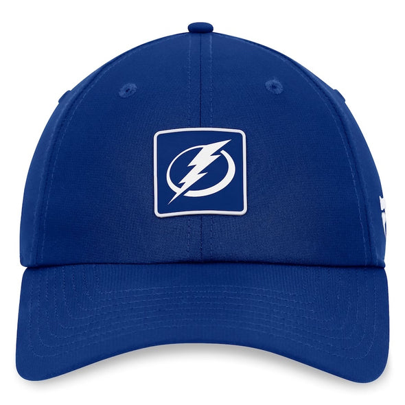 Tampa Bay Lightning Authentic Pro Rink Primary Logo Performance Adjustable Hat