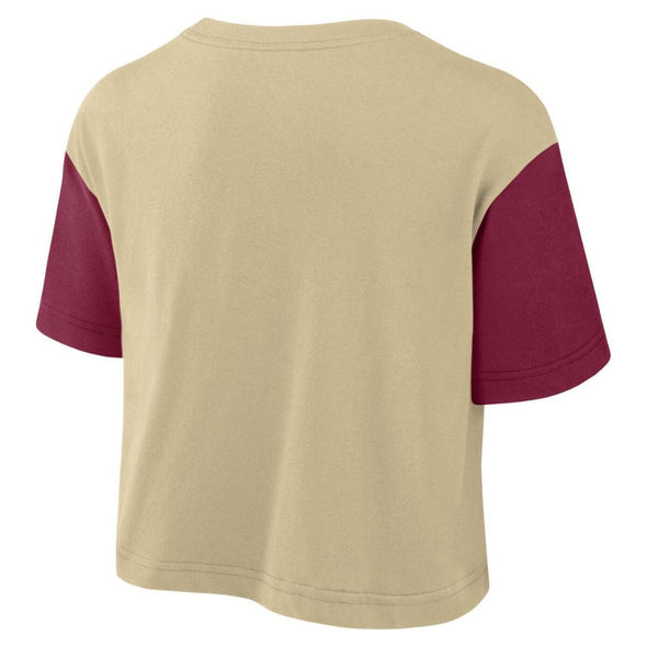 Florida State Seminoles Women's Nike 'Seminoles' Script Boxy Crop Top