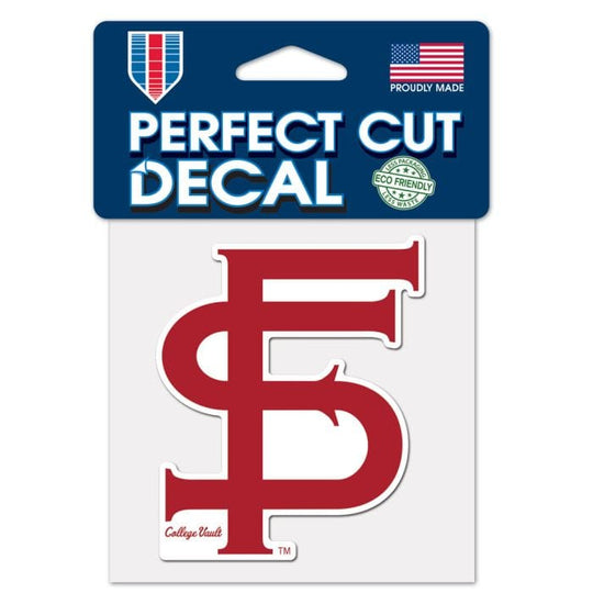 Florida State Seminoles 4" x 4" College Vault FS Perfect Cut Decal