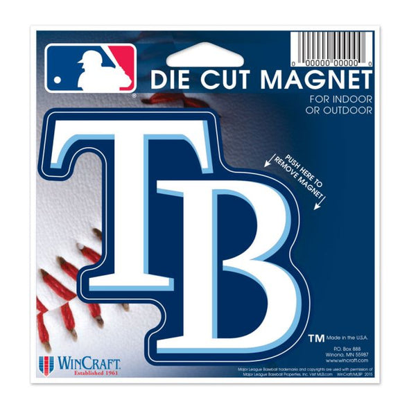 Tampa Bay Rays 5" x 6" Team Logo Die-Cute Magnet