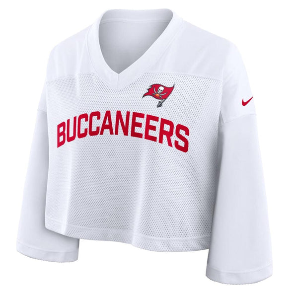 Tampa Bay Buccaneers Women's Nike Cropped Sideline Jersey