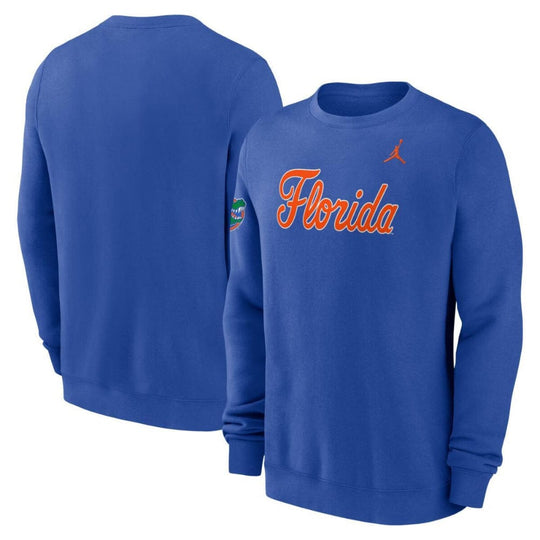 Florida Gators Jordan Brand Script Wordmark Crew Sweatshirt
