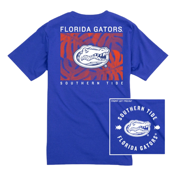 Florida Gators Southern Tide Halftone Monstera Tee