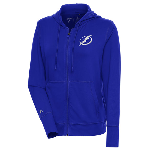 Tampa Bay Lightning Women's Primary Logo Moving Full Zip Hooded Jacket