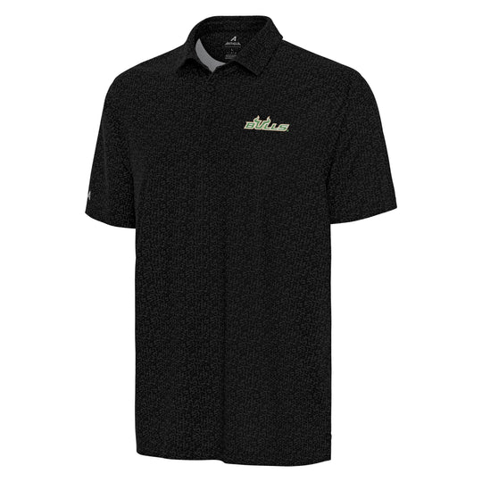 South Florida Bulls Antigua 'Bulls' Wordmark Cipher Polo