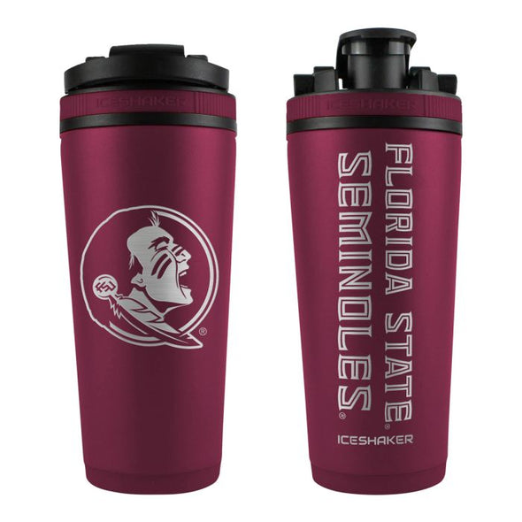 Florida State Seminoles Claret Red Stainless Steel Ice Shaker