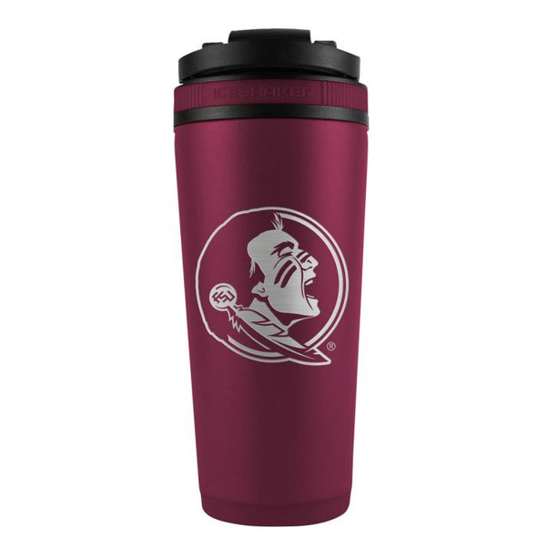Florida State Seminoles Claret Red Stainless Steel Ice Shaker