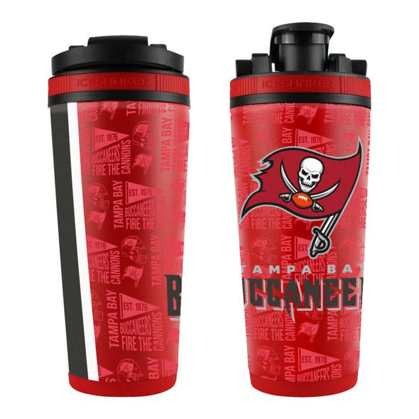 Tampa Bay Buccaneers 4D Stainless Steel Ice Shaker