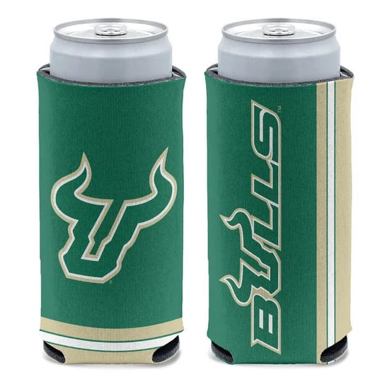 South Florida Bulls 12oz Two Sided Primary Logo Slim Can Cooler