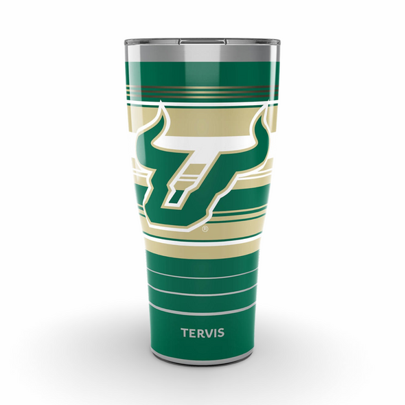 South Florida Bulls Stainless Steel Tervis Tumbler - Hype Stripes