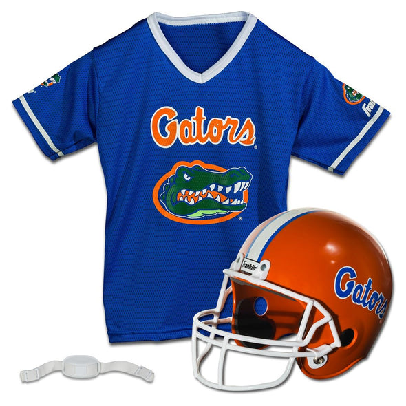 Florida Gators Youth Uniform Helmet and Jersey Set