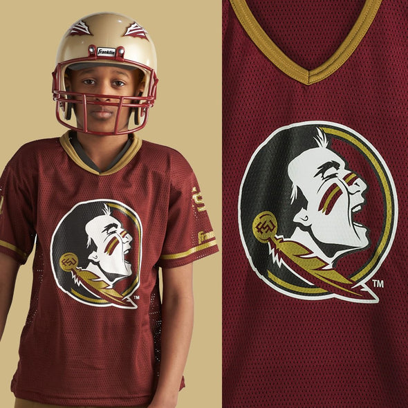 Florida State Seminoles Youth Uniform Helmet and Jersey Set