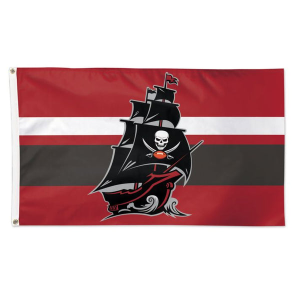 Tampa Bay Buccaneers Deluxe 3' x 5' Secondary Ship Stripes Logo Flag