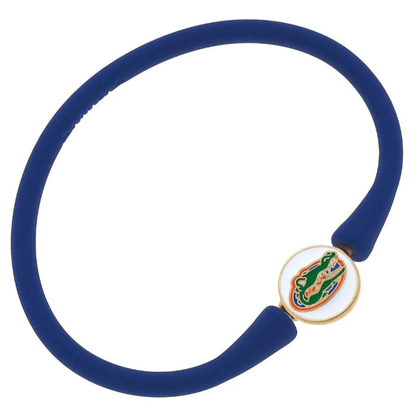 Florida Gators Enamel Silicone Primary Logo Bali Bracelet