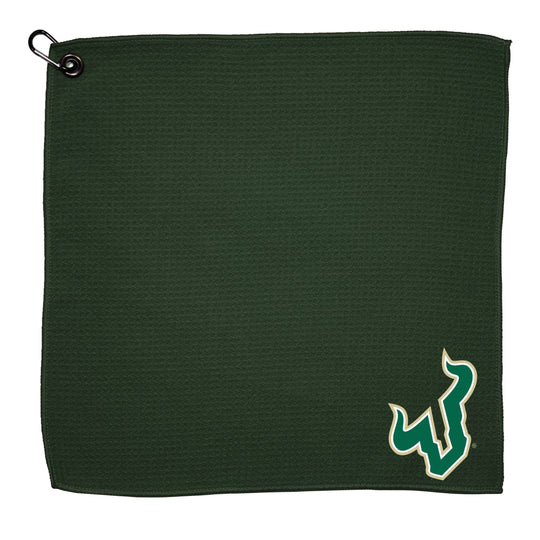 South Florida Bulls Green 15" x 15" Microfiber Golf Towel