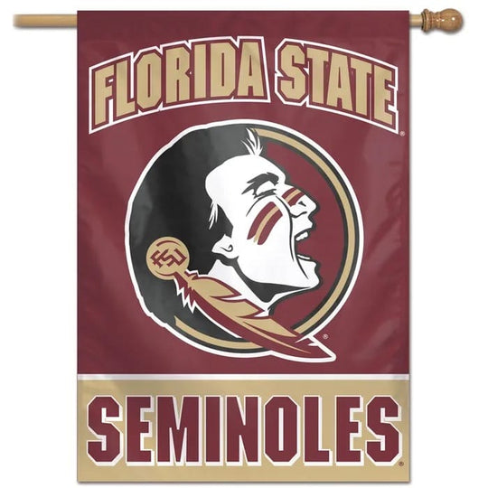 Florida State Seminoles 28" x 40" Typeset Vertical Flag