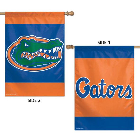 Florida Gators 28" x 40" Primary and Script Logo Two Sided Vertical Flag