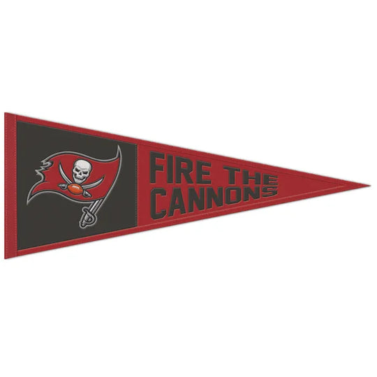 Tampa Bay Buccaneers 13" x 32" Slogan Wool Pennant