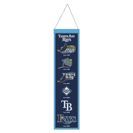 Tampa Bay Rays 8" x 32" EVOLUTION Wool Banner