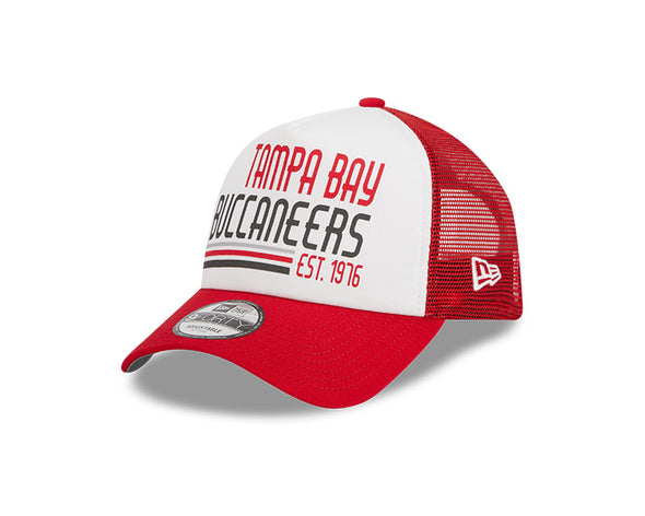 Tampa Bay Buccaneers Stacked 9Forty A-Frame Snapback Hat