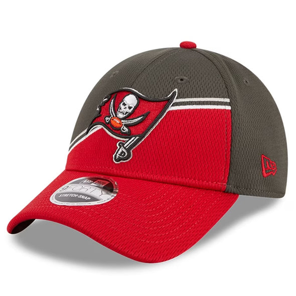 Tampa Bay Buccaneers 2023 NFL Sideline Colorway 9Forty Stretch Snapback Hat - Black/Red