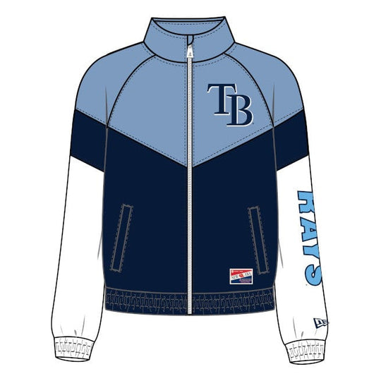 Tampa Bay Rays Women's Throwback Full Zip Windbreaker Jacket