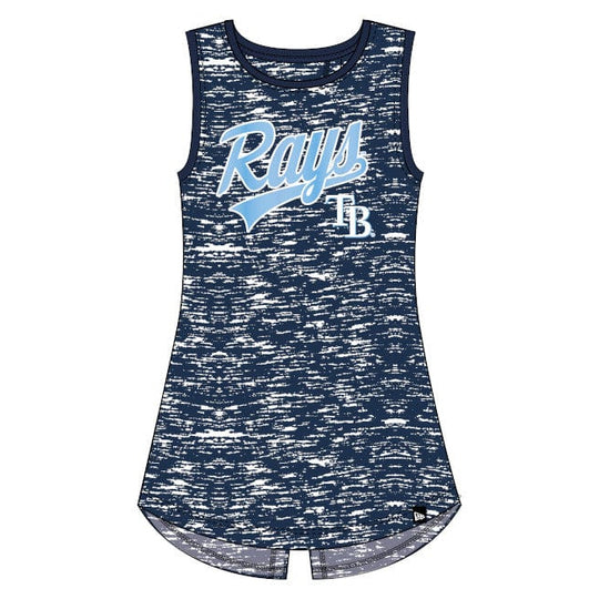 Tampa Bay Rays Women's Foil Wordmark Tie Back Tank Top