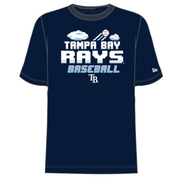 Tampa Bay Rays Youth Minecraft Tee