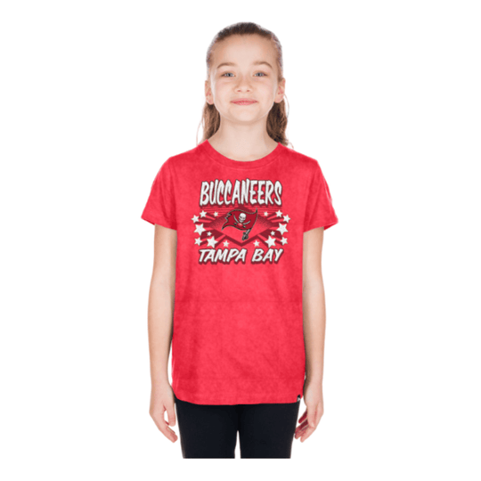 Tampa Bay Buccaneers Girls Youth Cheer Tee