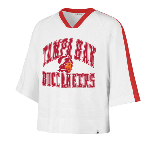 Tampa Bay Buccaneers '47 Women's Historic Big Overarch Drop Needle Raglan Tee