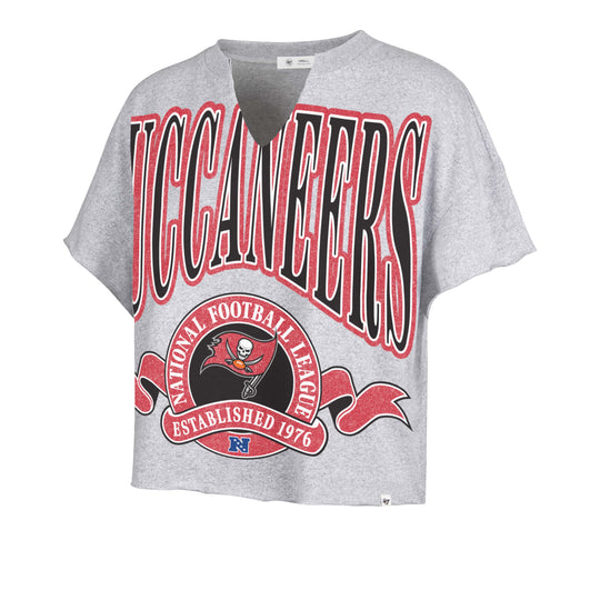 Tampa Bay Buccaneers '47 Women's Banners Out Oversized Notch Neck Tee