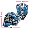 Tampa Bay Lightning Mini Goalie Helmet Franklin Sports