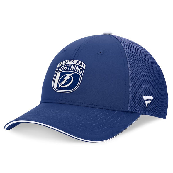 Tampa Bay Lightning Youth 2024 NHL Draft On Stage Mesh Snapback Hat