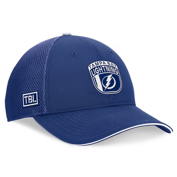 Tampa Bay Lightning Youth 2024 NHL Draft On Stage Mesh Snapback Hat