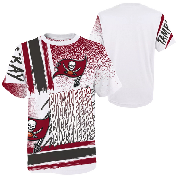 Tampa Bay Buccaneers Youth Game Time Multi-Hit Tee