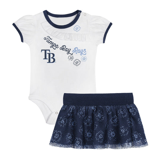 Tampa Bay Rays Infant Sweet Creeper & Skirt Set