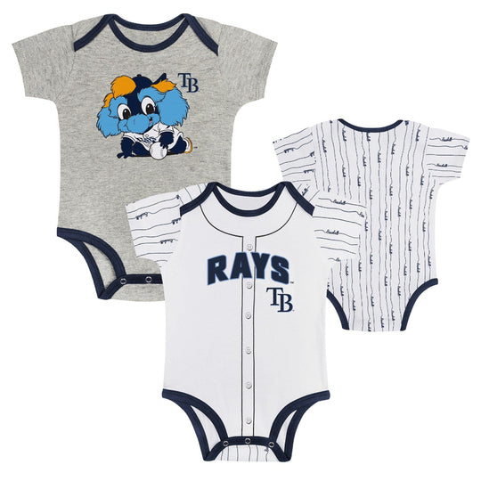 Tampa Bay Rays Newborn Play Ball 2 Pack Creeper Set