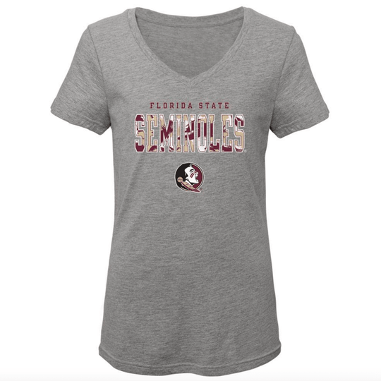 Florida State Seminoles Girls Youth Color Splash Triblend Tee